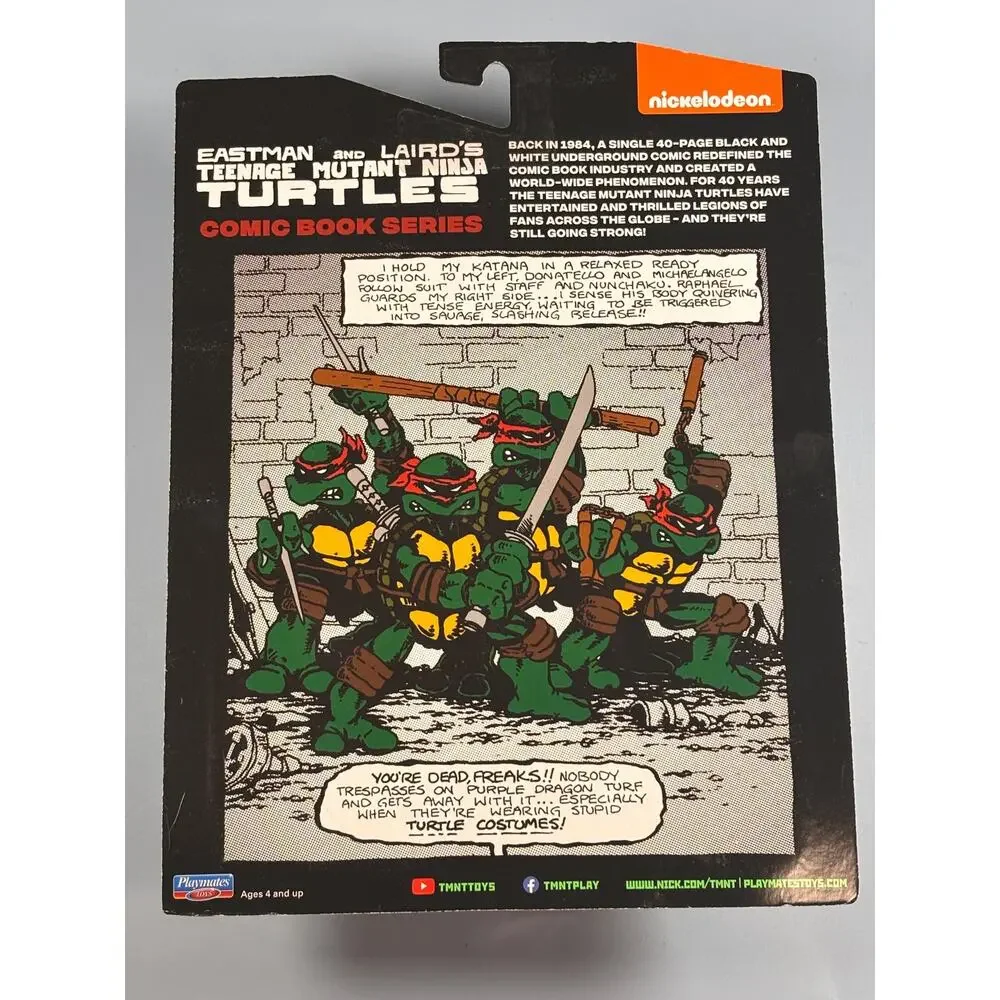 Donatello Teenage Mutant Ninja Turtles Comicbook Playmates 5” Action Figure